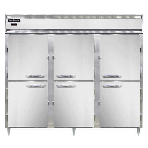 Continental DL3WE-SS-HD Heated Cabinet, Reach-In