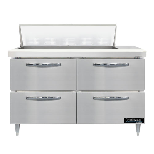 Continental D48N10-D Refrigerated Counter, Sandwich / Salad Unit