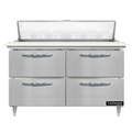 Continental D48N12C-D Refrigerated Counter, Sandwich / Salad Unit