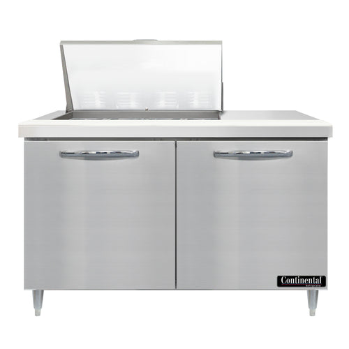 Continental D48N12M Refrigerated Counter, Mega Top Sandwich / Salad Unit
