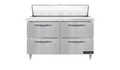Continental D48N18M-D Refrigerated Counter, Mega Top Sandwich / Salad Unit