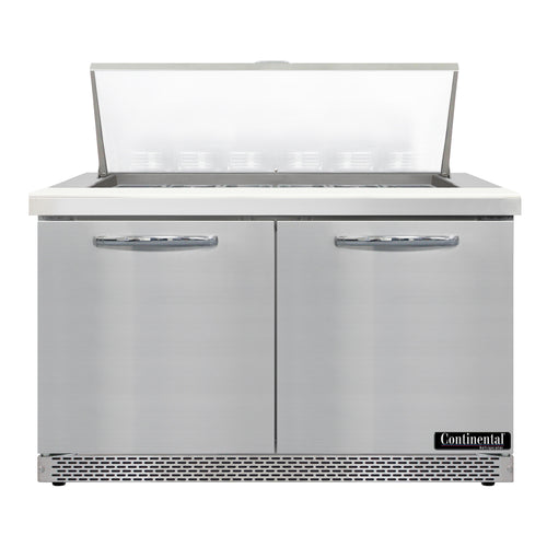 Continental D48N18M-FB Refrigerated Counter, Mega Top Sandwich / Salad Unit