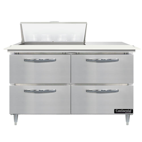 Continental D48N8C-D Refrigerated Counter, Sandwich / Salad Unit