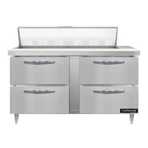 Continental D60N12-D Refrigerated Counter, Sandwich / Salad Unit