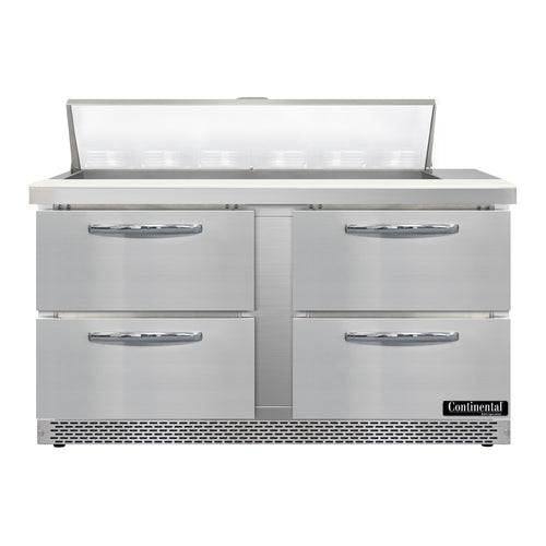 Continental D60N12-FB-D Refrigerated Counter, Sandwich / Salad Unit