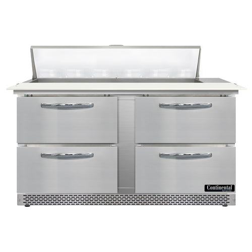 Continental D60N12C-FB-D Refrigerated Counter, Sandwich / Salad Unit
