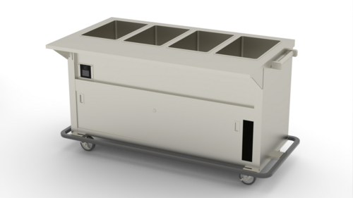 Duke Manufacturing EPW-4-CBSS Serving Counter, Hot Food, Electric