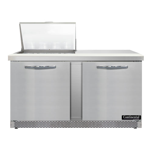 Continental D60N12M-FB Refrigerated Counter, Mega Top Sandwich / Salad Unit