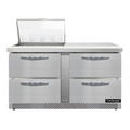 Continental D60N12M-FB-D Refrigerated Counter, Mega Top Sandwich / Salad Unit