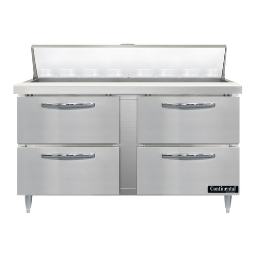 Continental D60N16-D Refrigerated Counter, Sandwich / Salad Unit