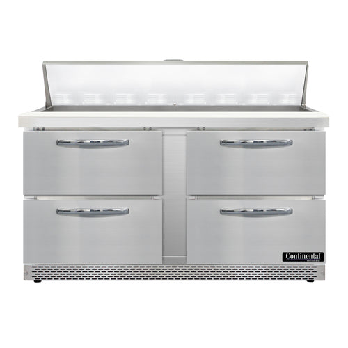 Continental D60N16-FB-D Refrigerated Counter, Sandwich / Salad Unit