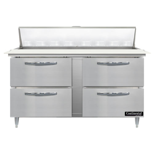 Continental D60N16C-D Refrigerated Counter, Sandwich / Salad Unit