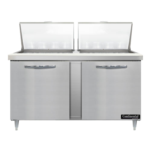 Continental D60N24M Refrigerated Counter, Mega Top Sandwich / Salad Unit