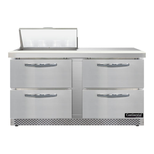 Continental D60N8-FB-D Refrigerated Counter, Sandwich / Salad Unit