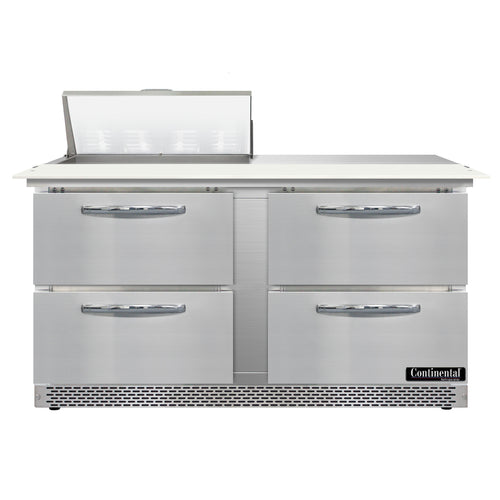 Continental D60N8C-FB-D Refrigerated Counter, Sandwich / Salad Unit