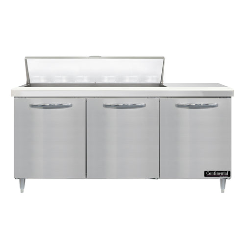 Continental D72N12 Refrigerated Counter, Sandwich / Salad Unit