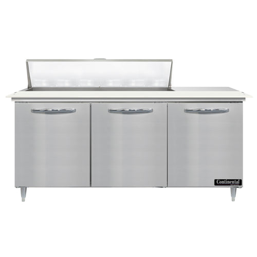 Continental D72N12C Refrigerated Counter, Sandwich / Salad Unit