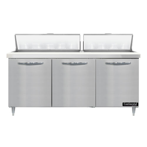 Continental D72N18 Refrigerated Counter, Sandwich / Salad Unit