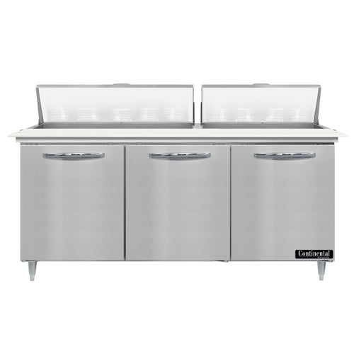 Continental D72N18C Refrigerated Counter, Sandwich / Salad Unit