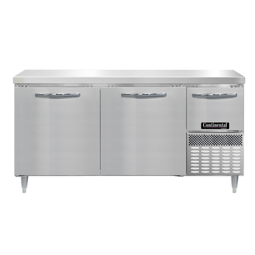 Continental DFA68NSS Freezer Counter, Work Top