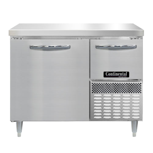 Continental DRA43NSS Refrigerated Counter, Work Top