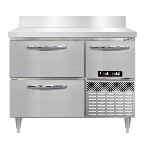 Continental DRA43NSSBS-D Refrigerated Counter, Work Top