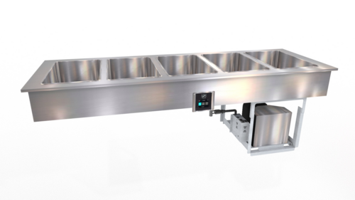 Duke Manufacturing FCP5-SB Cold Food Well Unit, Drop-In, Refrigerated