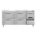 Continental DRA68NSS-D Refrigerated Counter, Work Top