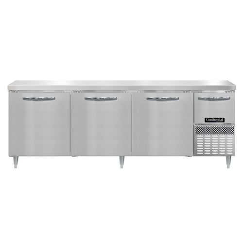 Continental DRA93NSS Refrigerated Counter, Work Top