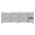 Continental DRA93NSS-D Refrigerated Counter, Work Top