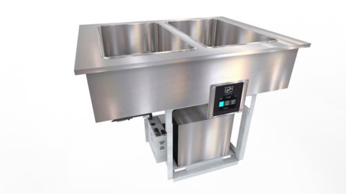 Duke Manufacturing FCP2-SB Cold Food Well Unit, Drop-In, Refrigerated
