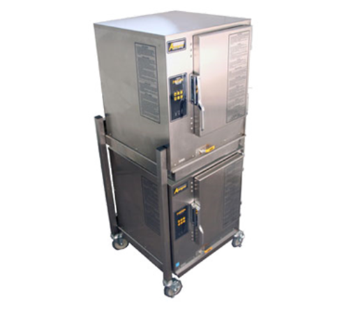 AccuTemp P61201E060 DBL Steamer, Convection, Gas, Boilerless, Floor Model