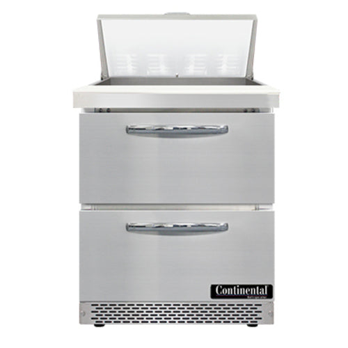 Continental SW27N8-FB-D Refrigerated Counter, Sandwich / Salad Unit