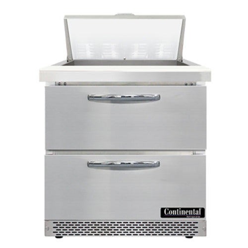 Continental SW32N8-FB-D Refrigerated Counter, Sandwich / Salad Unit