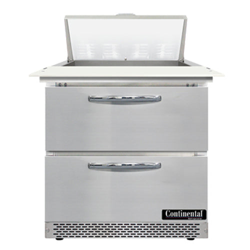 Continental SW32N8C-FB-D Refrigerated Counter, Sandwich / Salad Unit