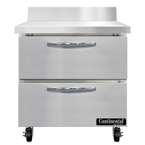 Continental SWF32NBS-D Freezer Counter, Work Top