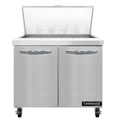 Continental SW36N15M Refrigerated Counter, Mega Top Sandwich / Salad Unit