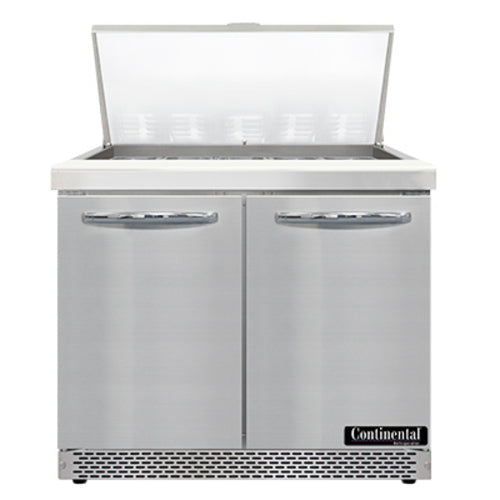 Continental SW36N15M-FB Refrigerated Counter, Mega Top Sandwich / Salad Unit