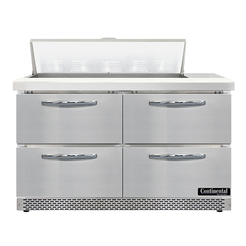 Continental SW48N10-FB-D Refrigerated Counter, Sandwich / Salad Unit