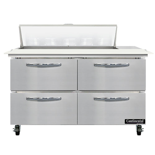 Continental SW48N10C-D Refrigerated Counter, Sandwich / Salad Unit