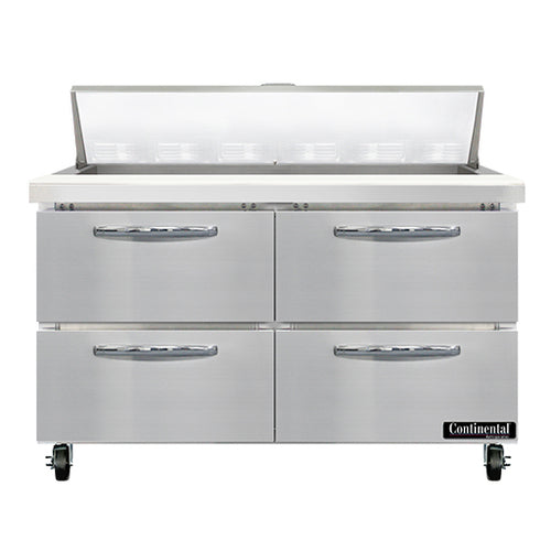 Continental SW48N12-D Refrigerated Counter, Sandwich / Salad Unit