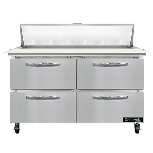 Continental SW48N12C-D Refrigerated Counter, Sandwich / Salad Unit