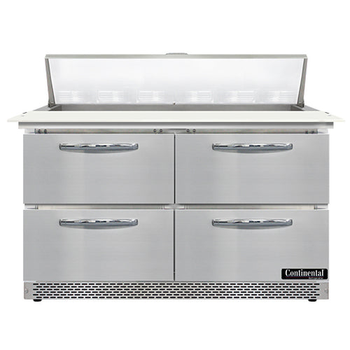 Continental SW48N12C-FB-D Refrigerated Counter, Sandwich / Salad Unit