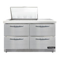Continental SW48N12M-FB-D Refrigerated Counter, Mega Top Sandwich / Salad Unit