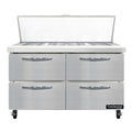 Continental SW48N18M-D Refrigerated Counter, Mega Top Sandwich / Salad Unit