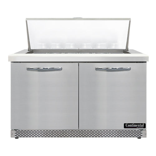 Continental SW48N18M-FB Refrigerated Counter, Mega Top Sandwich / Salad Unit