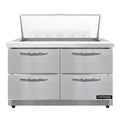 Continental SW48N18M-FB-D Refrigerated Counter, Mega Top Sandwich / Salad Unit