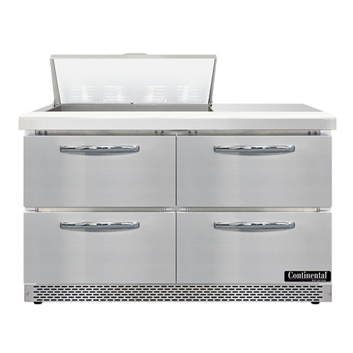 Continental SW48N8-FB-D Refrigerated Counter, Sandwich / Salad Unit
