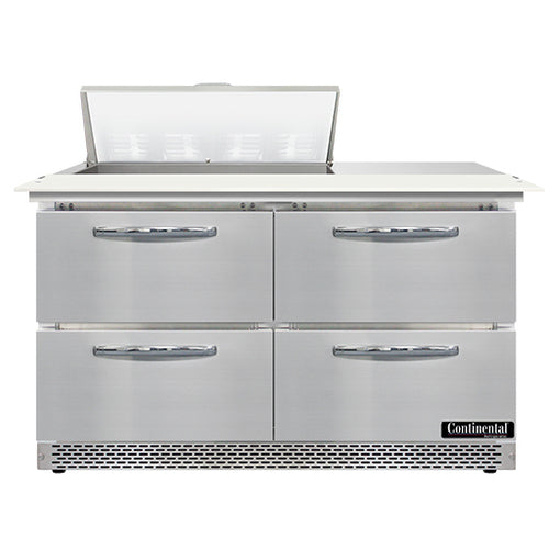 Continental SW48N8C-FB-D Refrigerated Counter, Sandwich / Salad Unit
