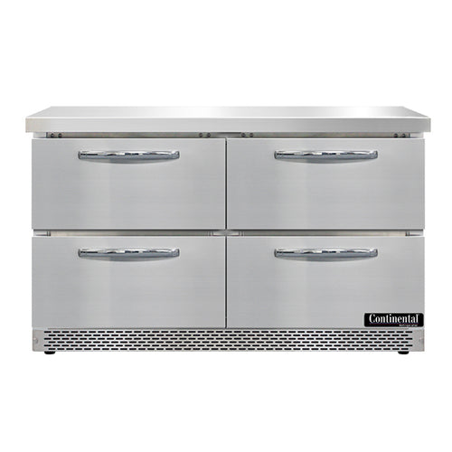 Continental SW48N-FB-D Refrigerated Counter, Work Top